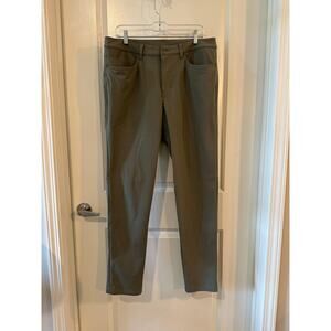 Lululemon Men’s ABC Pant Slim Olive Green Pants Sz. 34